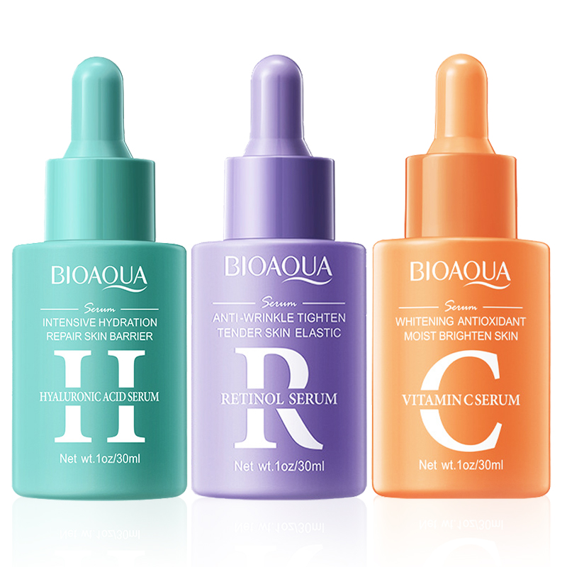 The Ordinary Serum Hyaluronic Acid - 1/3pcs BIOAQUA Vitamin C Retinol Hyaluronic