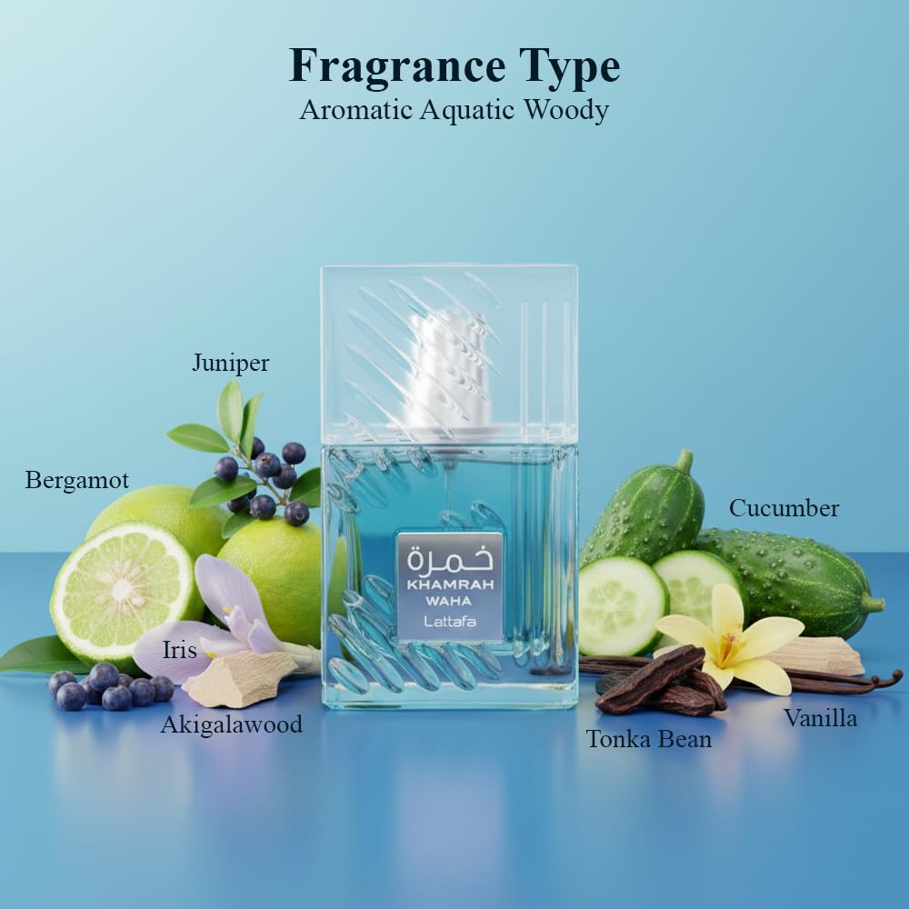 Lattafa Khamrah Waha Unisex ED - огляд і ціна Oud Perfume Spray